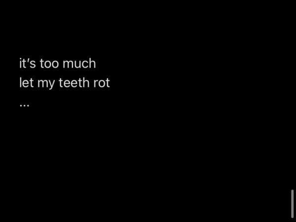 too much: A&nbsp;Poem